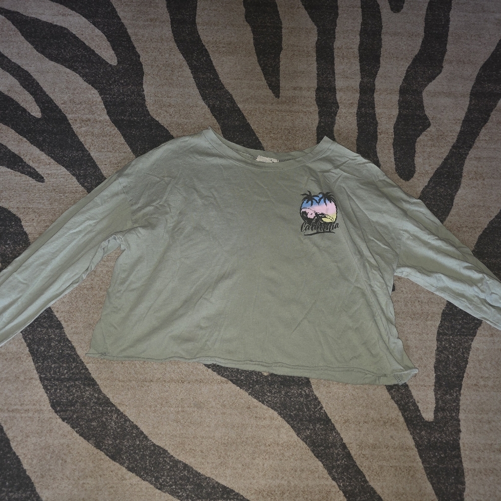 Stylish Olive Green Women's Top